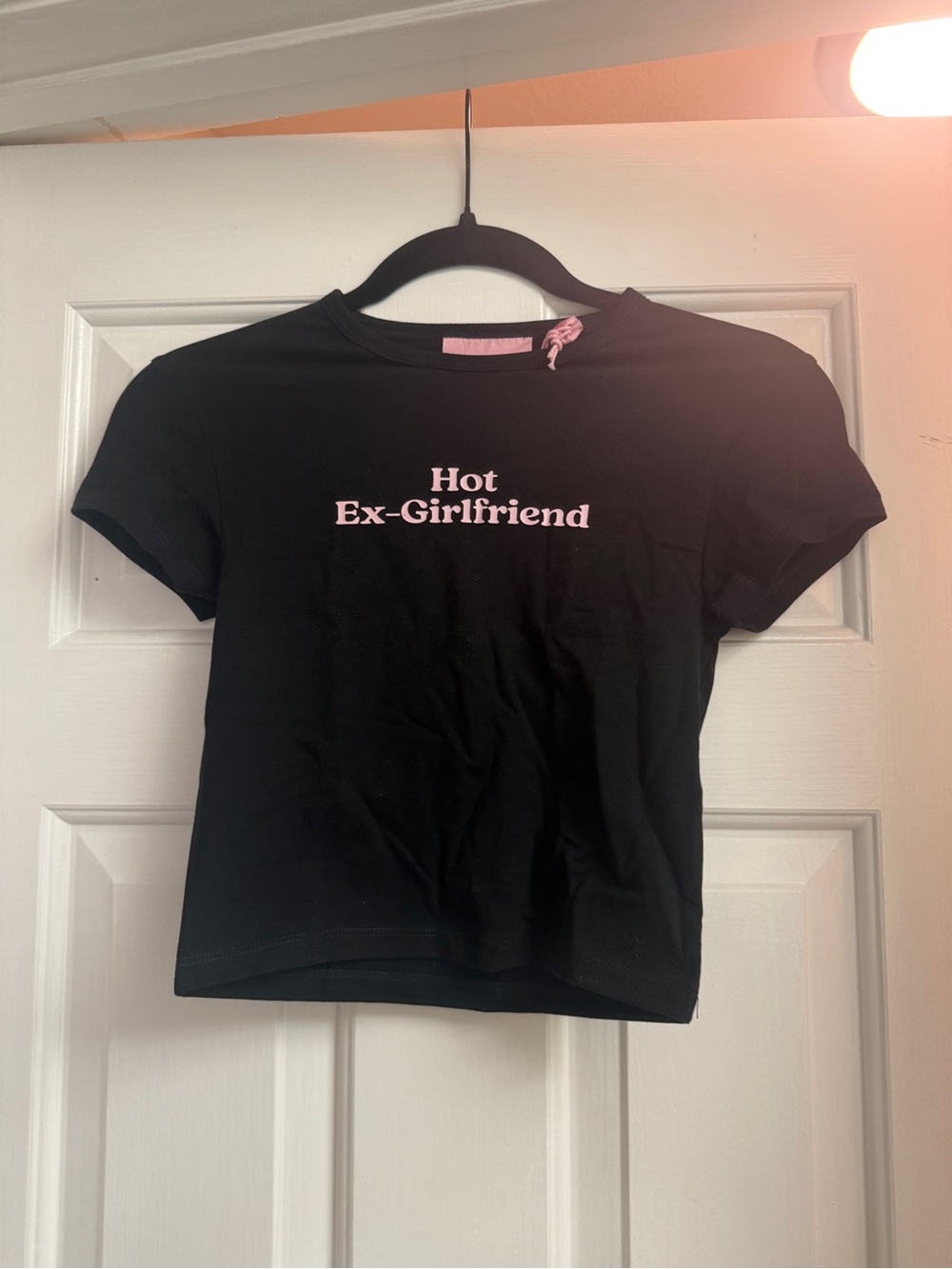 Hot Ex-Girlfriend Black Crop Top